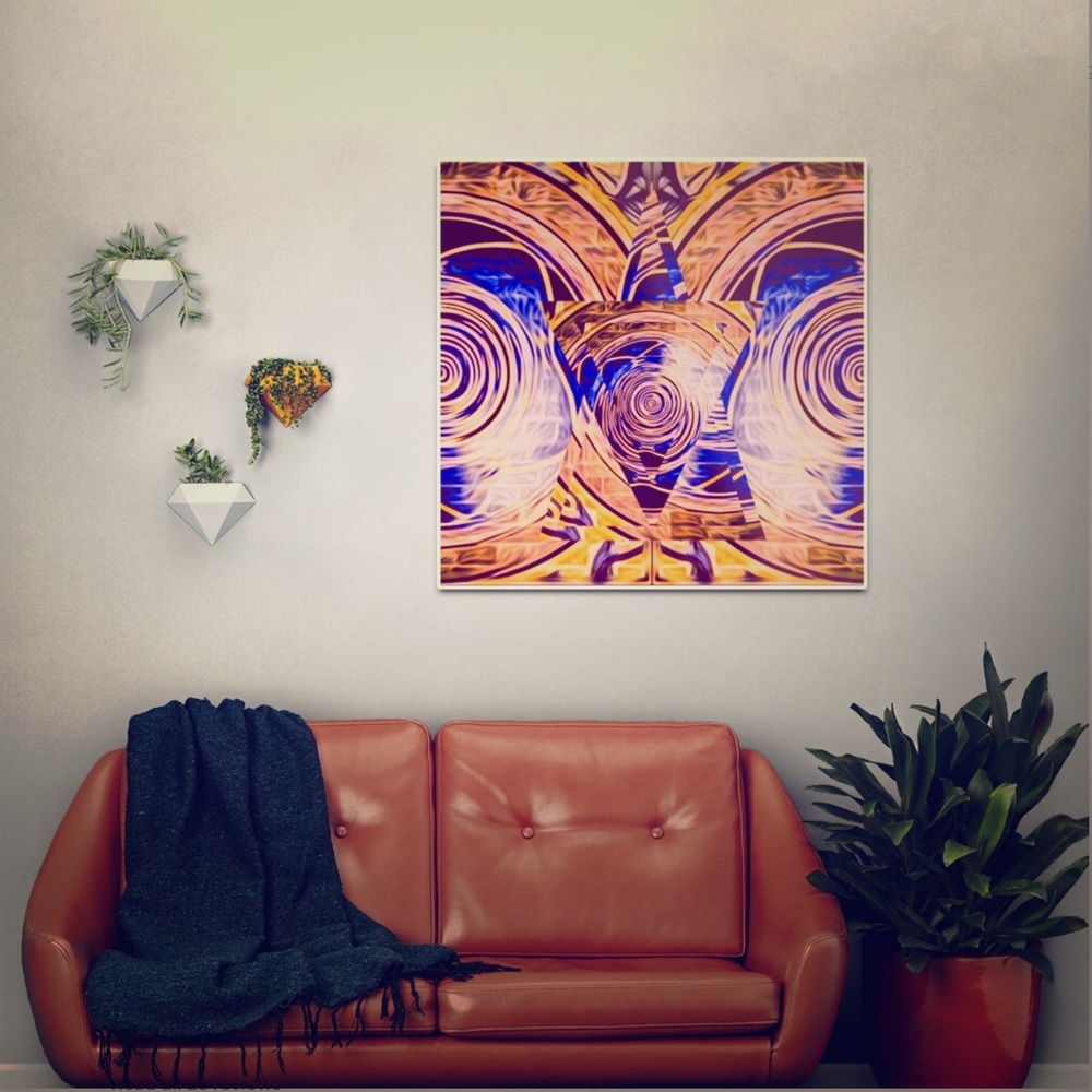 Time flowing 30x30 inch
